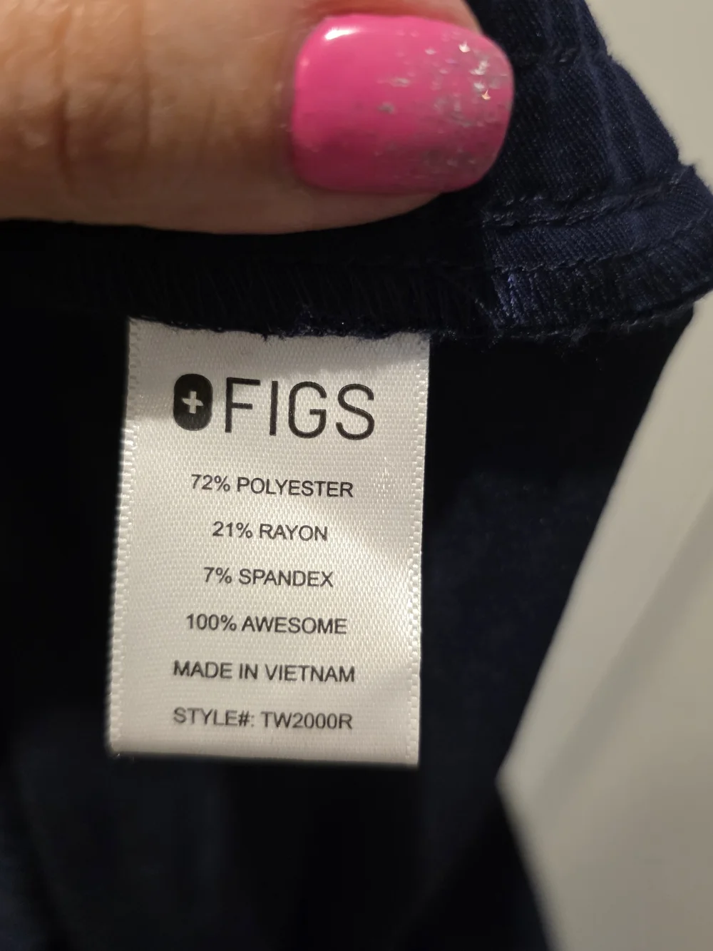 Figs Technical Collection Scrub Pants XL Navy Medical Healthcare Pockets